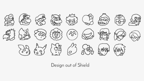 Design Out Of Shield Usa - Cartoon, HD Png Download, Free Download