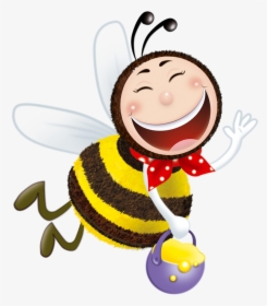 B *✿* Bee Clipart, Bee Theme, Cartoon Stickers, Bumble - Cartoon, HD Png Download, Free Download