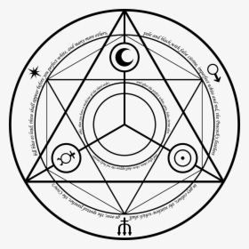 Human Transmutation Circle Png - Fullmetal Alchemist Alchemy Symbols, Transparent Png, Free Download
