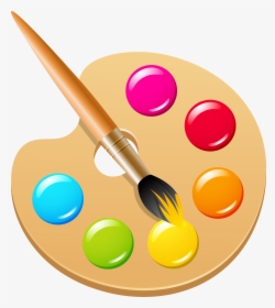 Pigment Color Ink Brush Clip Art - Transparent Background Paint Clipart, HD Png Download, Free Download