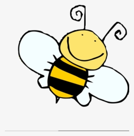 Bee Spelling Bumble Clipart Free Images At Vector Clip - Cartoon Transparent Background Bee, HD Png Download, Free Download