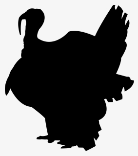 Silhouette Turkey Meat Drawing - Wild Turkey Silhouettes Transparent, HD Png Download, Free Download