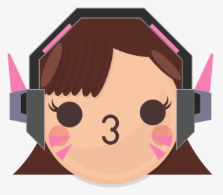 Cute Emojis Png -ahoooy On Twitter - Overwatch Emojis, Transparent Png, Free Download