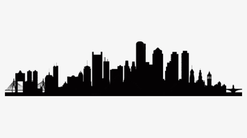 City Church - Boston Skyline Silhouette Png, Transparent Png, Free Download