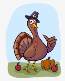 Turkey, Bird, Thanksgiving, Background, Grass, Holiday - Turkey With Thumbs Up, HD Png Download, Free Download