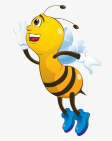Clipart Bee Running, HD Png Download, Free Download