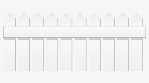 Picket Fence White Angle Black - White Wood Fence Png, Transparent Png, Free Download