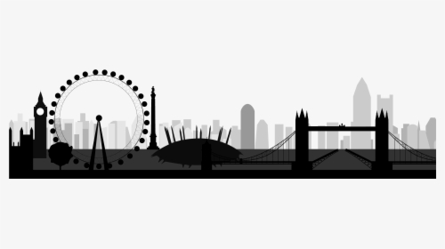 Skyline Silhouette London , Png Download - London City Skyline Png ...