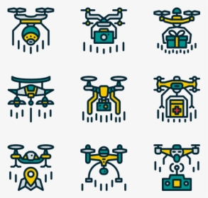 Drone - Elaborate Icons, HD Png Download, Free Download