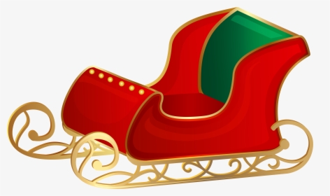 Christmas Santa Png Clip - Christmas Sleigh Png, Transparent Png, Free Download