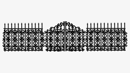Fence Svg Cartoon Metal - Broken Gate Clipart, HD Png Download, Free Download