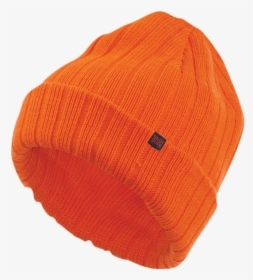Tough Duck Mens Chunky Knit Watch Cap Fluorescent Orange - Beanie, HD Png Download, Free Download