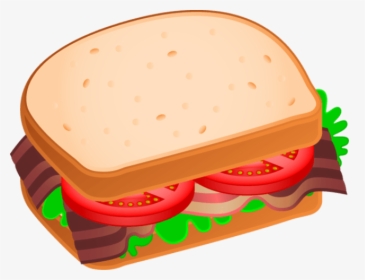 Sandwich Clip Art - Transparent Background Sandwich Clipart, HD Png Download, Free Download