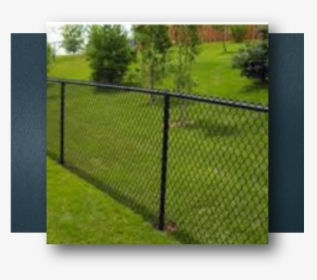 Black Chain Link - Black Coated Chain Link Fence, HD Png Download, Free Download