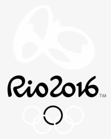 Olympics Rio 2016 Logo Black And White - Olympic Games 2016 Logo, HD Png Download, Free Download