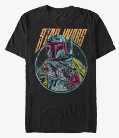 Bounty Hunter Boba Fett T-shirt - Star Wars T Shirt Boba Fett, HD Png Download, Free Download