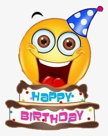 Happy Birthday Email Emoji , Png Download - Happy Birthday Emoji Face, Transparent Png, Free Download