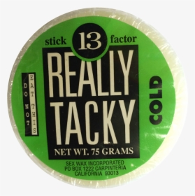 Really Tacky Wax Zogs Sex Wax Seaside Surf Shop"  Class="lazyload - Label, HD Png Download, Free Download