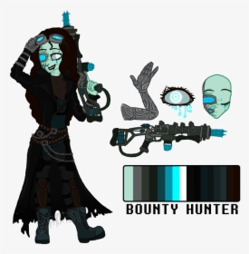 Hunter Clipart Bounty Hunter - Cyberpunk Bounty Hunter Tattoos, HD Png Download, Free Download