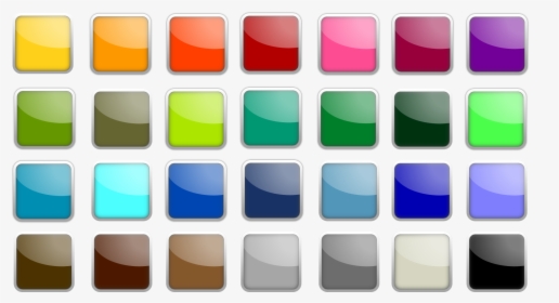 Free Square Button Icon, HD Png Download, Free Download