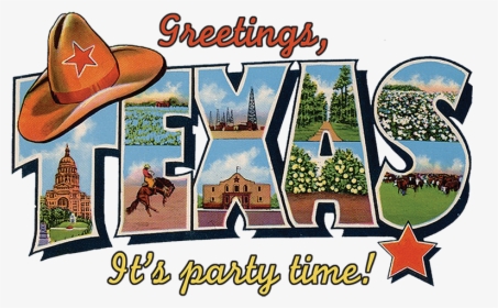 Greeting From Texas, HD Png Download, Free Download