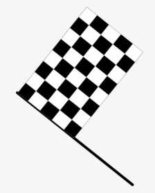 Flag Clipart Finish Line - Checkered Flag Vector Png, Transparent Png, Free Download