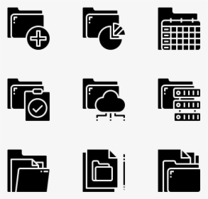 Folder And Document - Supermarket Icons Png, Transparent Png, Free Download