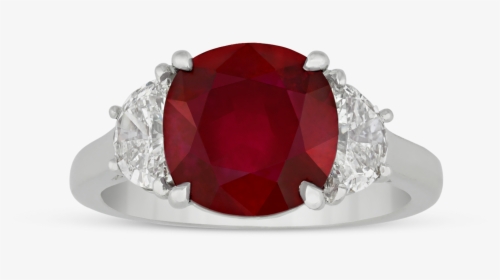 Untreated Burma Ruby Ring By Bulgari, - Pre-engagement Ring, HD Png Download, Free Download
