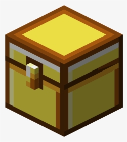Transparent Gold Chest Png - Minecraft Chest Transparent Background, Png Download, Free Download