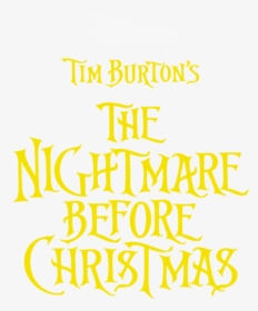 Nightmare Before Christmas Logo Png, Transparent Png, Free Download