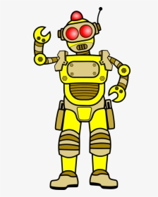 Transparent Gold Chest Png - Robot Line Drawing Png, Png Download, Free Download