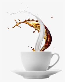 Cup Of Coffee With Cream, HD Png Download, Free Download