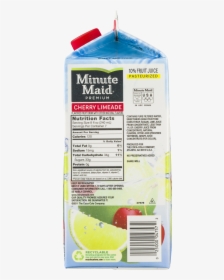 Transparent Minute Maid Png - Minute Maid Sparkling Cherry Limeade Nutrition Facts, Png Download, Free Download