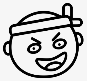 Kamikaze - Silly Face Icon Png, Transparent Png, Free Download