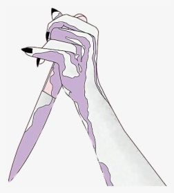 #couteau #knife #psychopath #tumblr #girl #pastel #freetoedit - Psychopath Aesthetic, HD Png Download, Free Download