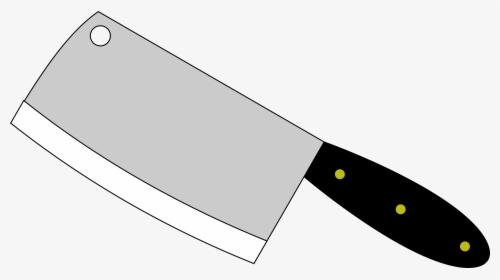 Butcher Knife Cleaver Kitchen Knives Clip Art - Meat Cleaver Clip Art, HD Png Download, Free Download