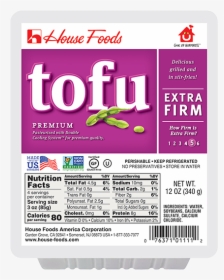 Premium Tofu Extra Firm 12oz - House Foods Extra Firm Tofu, HD Png Download, Free Download