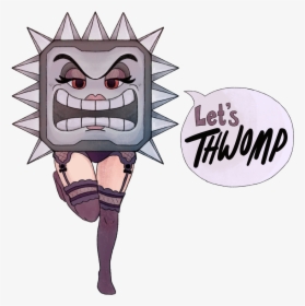 Image - Sexy Thwomp, HD Png Download, Free Download