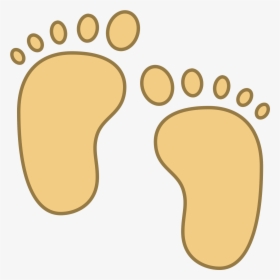 Baby Feet Icon - Baby Right Left Foot, HD Png Download, Free Download