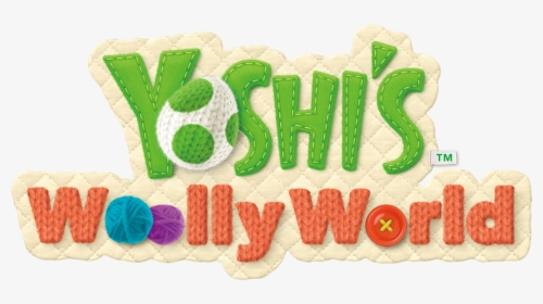 Transparent Thwomp Png - Yoshi Wooly World Logo, Png Download, Free Download