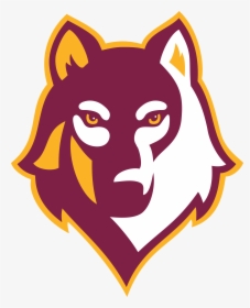 Wolf Mascot Logo Png - Transparent Background Wolf Logo Png, Png Download, Free Download