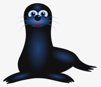 Seal Clipart Animal Antarctica - Cartoon Seal Png, Transparent Png, Free Download