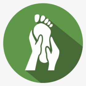 Massage Mchenry Services - Foot Massage Icon Png, Transparent Png, Free Download