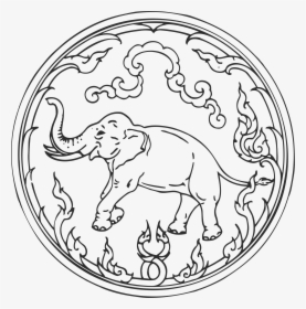 Seal Chiang Rai Clip Arts - Dibujos Facil De Hacer Elefante, HD Png Download, Free Download