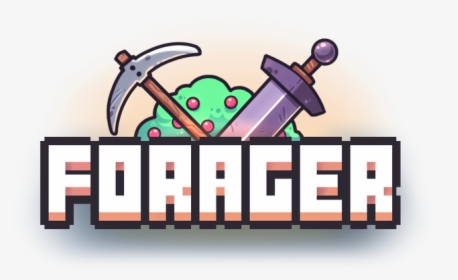 Forager A Terraria-like Survival Rpg With Awesome Artwork - Graphic Design, HD Png Download, Free Download