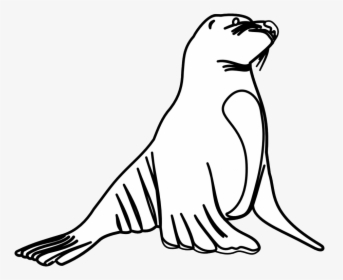 Sea Lion Clipart Fur Seal - Sea Lion Colouring Pages, HD Png Download, Free Download