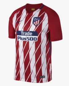 Atletico Madrid 17/18 Home Jersey"  Title="atletico - Atletico Madrid Jersey 2018, HD Png Download, Free Download