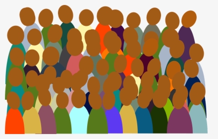 People, Group, Crowd, Colorful, Audience - Crowd Of People Clipart Free, HD Png Download, Free Download