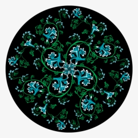 Apollo Design 1177 Carnation Twirl Glass Pattern - Circle, HD Png Download, Free Download