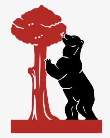 Madrid Bear And Tree Icon - Atletico Madrid Logo Bear, HD Png Download, Free Download